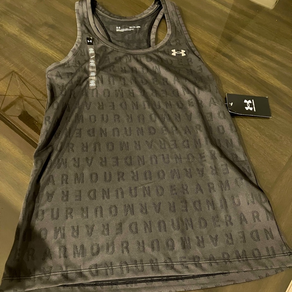 NWT XSMALL XS Under Armour Womens exercise tank top black
